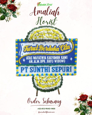 Papan Bunga Duka di Sangkrah