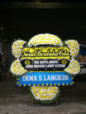 Papan Bunga Duka di Sangkrah
